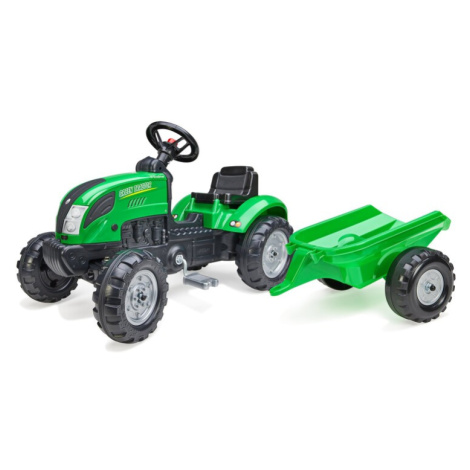 FALK - Green traktor s vozíkem