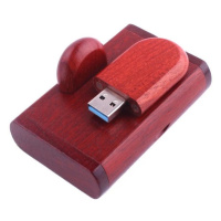 Dřevěný USB disk 32GB - třešeň