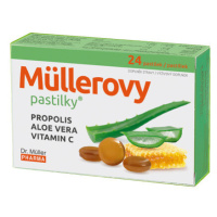 Müllerovy pastilky s propolisem a Aloe vera 24ks