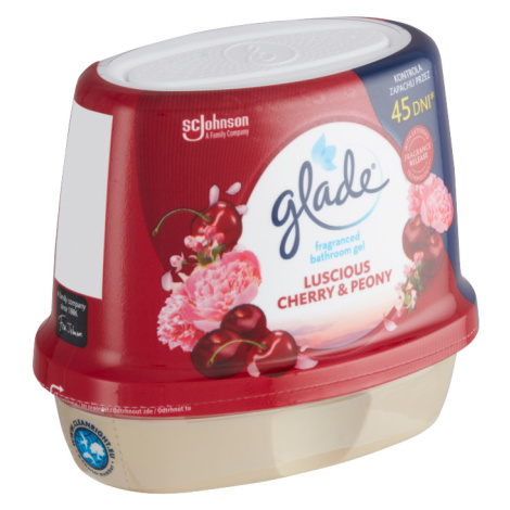 Glade Luscious Cherry & Peony vonný gel do koupelny 180g