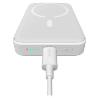 Baseus Mini s bezdrátovým nabíjením 10000mAh 20W USB-C bílá