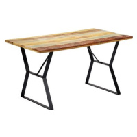 Jídelní stůl 140x80x76 cm masivní recyklované dřevo 247948