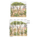 Yokodesign Tapeta Zvířátka z divočiny Délka: 270 cm