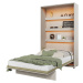 Sklápěcí postel s roštem CONCEPT JUNIOR CJ-01, silk flou, 120x200 cm