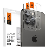 Spigen Glass tR EZ Fit Optik Pro 2 Pack Black iPhone 16 Pro/15 Pro/16 Pro Max/15 Pro Max