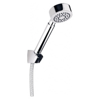 CERSANIT Sprchová souprava s bodovým držákem ATON, 1 funkční, průměr ruční sprchy 8cm, kovová ha