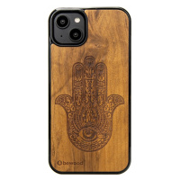 Pouzdro Bewood pro iPhone 15 Plus Hamsa Imbuia