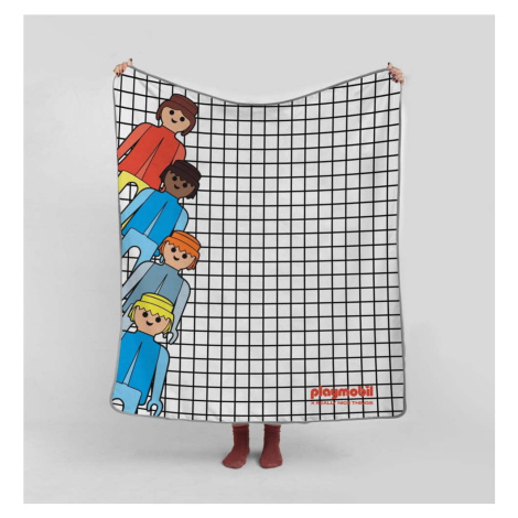 Dětská deka z mikrovlákna 130x130 cm Checkerboard – Playmobil