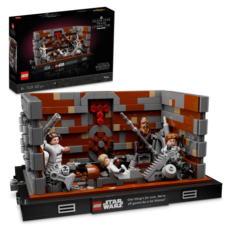 LEGO® Star Wars™ 75339 Drtič odpadků Hvězdy smrti – diorama