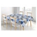 Bellatex Ubrus Adéla Patchwork modrá, 120 x 140 cm