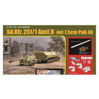 Model Kit military 6664 - Sd.Kfz.251/1 Ausf.D s 7.5cm PaK40 (1:35)