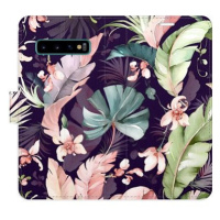 iSaprio flip pouzdro Flower Pattern 08 pro Samsung Galaxy S10