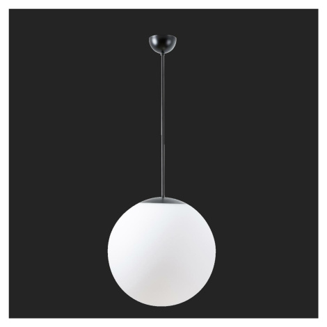 OSMONT ADR68309 ADRIA P3 závěsné skleněné svítidlo černá / bílá IP40 3000 K 27W LED nouzové komb