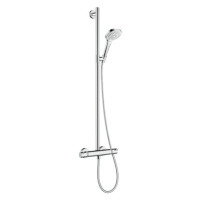 Sprchová baterie Hansgrohe Croma Select E se sprchovým setem 150 mm bílá/chrom 27248400