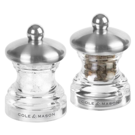 Cole&Mason Cole&Mason - Sada mlýnků na sůl a pepř BUTTON 2 ks 6,5 cm