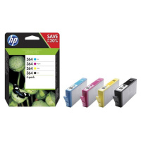 HP 364 CMYK Ink Cartridge Combo 4-Pack Vícebarevná