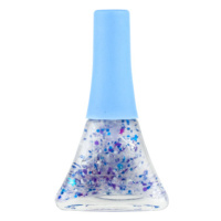 Lukky slupovací lak na nehty - fialovo-bílo-modrá mix s hvěz
