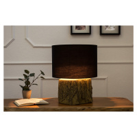 Estila Designová originální stolní lampa Tara 40cm černá