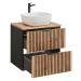 ArtCom Koupelnová skříňka s umyvadlem a deskou XILO DU60/1 |60 cm