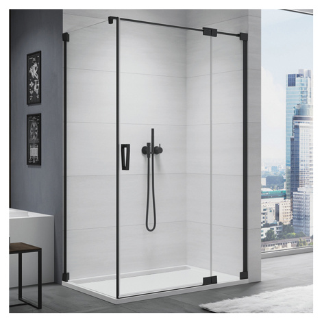 SanSwiss Ronal CADURA 80 cm pravé sprchové dveře sklo Shade CA13D0800668
