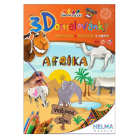 3D omalovánky Afrika