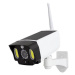 Foxter 2538 Atrapa kamery LED solární, senzor pohybu 20 W bílá