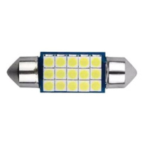 Rabel LED autožárovka 41 mm Canbus 18 LED 3030 SMD C5W C10W SV8,5 bílá