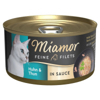 Miamor jemné filety v omáčce, kuře s tuňákem 24 × 85 g