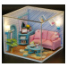 Miniatura domku Sluneční obývací pokoj
