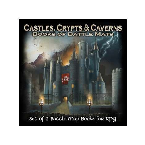 Loke Battle Mats Castles Crypts and Caverns Books of Battle Mats
