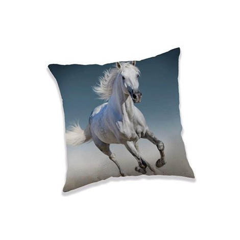 Jerry Fabrics White horse, 40×40 cm