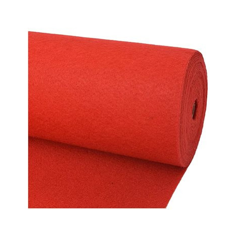 Výstavářský koberec hladký 1×24 m červený SHUMEE