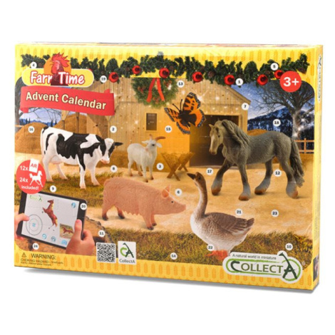 Adventní kalendář-farma a koně MAC TOYS