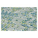 Kusový koberec Sion Sisal Aztec 22184 green/blue/ecru – na ven i na doma 140x190 cm