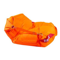 BeanBag Sedací pytel 189×140 comfort s popruhy fluo orange
