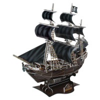 CubicFun Puzzle 3D Válečná loď Queen Anne 155 dílků