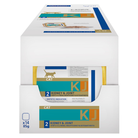 Virbac Veterinary HPM Cat Kidney & Joint KJ2 - 14 x 85 g