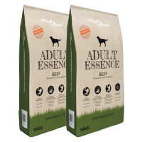 vidaXL Prémiové suché krmivo pro psy Adult Essence Beef 2 ks 30 kg