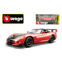 Bburago Auto DODGE VIPER SRT 10 A červená 1:24