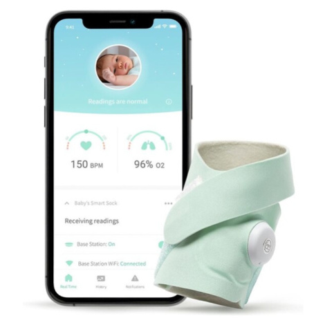 Owlet Smart Sock 3 světle zelená Mentolová