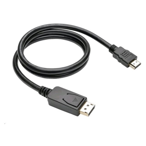 Kabel C-TECH CB-DP-HDMI-10 DisplayPort/HDMI, 1m, černý