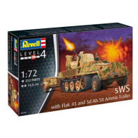 Plastic ModelKit military 03293 - sWS mit Flak-Aufbau als Sfl. mit 3,7cm Flak 43 (1:72)