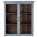 Modrá závěsná vitrína z jedlového dřeva 81x91 cm Hazem – Bloomingville