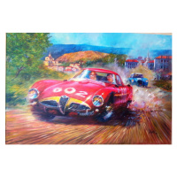 Fotografie Juan Manuel Fangio Mille Miglia 1953, Villafuerte, Jose Maria, 40 × 26.7 cm