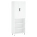 vidaXL Skříň highboard bílá 69,5 x 34 x 180 cm kompozitní dřevo