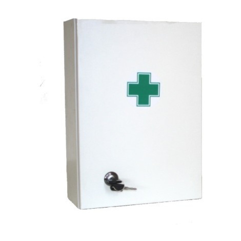 Lékárnička - bílá dřevěná 330x230x120mm prázdná Stepar