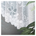 Dekorační oblouková krátká záclona na žabky RENATA 110 bílá 350x110 cm MyBestHome