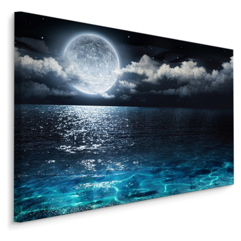 Plátno Moře V Noci S Měsícem Varianta: 120x80