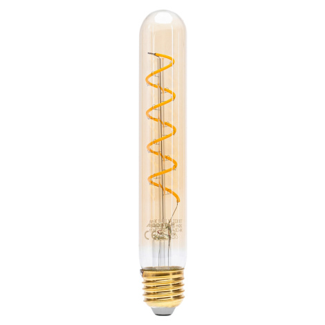 LED Filament Žárovka E27 T30 4W 1800K/AMBER ULTRA Teplá bílá LED21