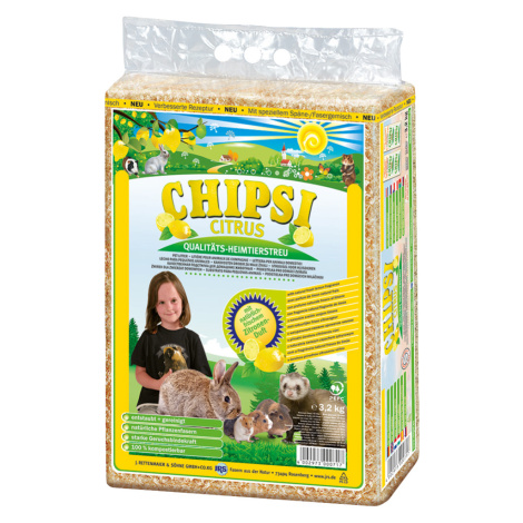 Chipsi Citrus podestýlka pro domácí zvířata - 3,2 kg (cca 60 litrů)